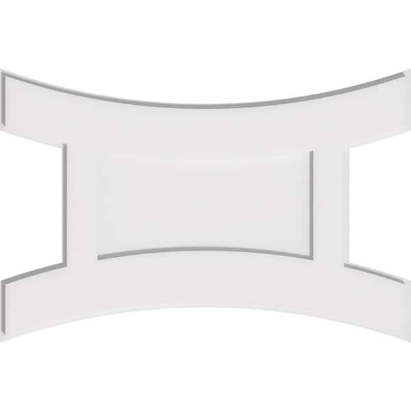 Ekena Millwork 1 in. P X 30 in. W X 20 in. H Haven Architectural Grade PVC Contemporary Ceiling Medallion