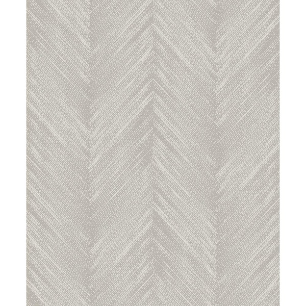 Seabrook Designs Harbor Mist Otto Chevron Unpasted Paper Nonwoven Wallpaper Roll 57.5 sq. ft.