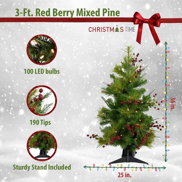 red berry outdoor christmas lights