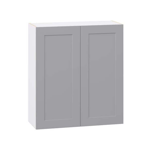 Roseland 36 in. W x 14 in. D x 40 in. H Assembled Shaker Wall Kitchen Cabinet in Slate Gray