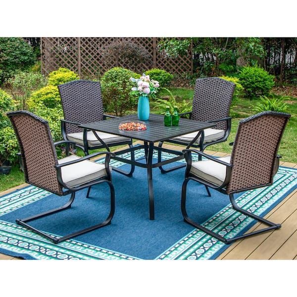 square rattan chairs