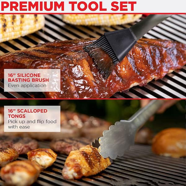 Golf Club 7 Pcs BBQ Tools Gift Set - Father's Day Birthday Gifts
