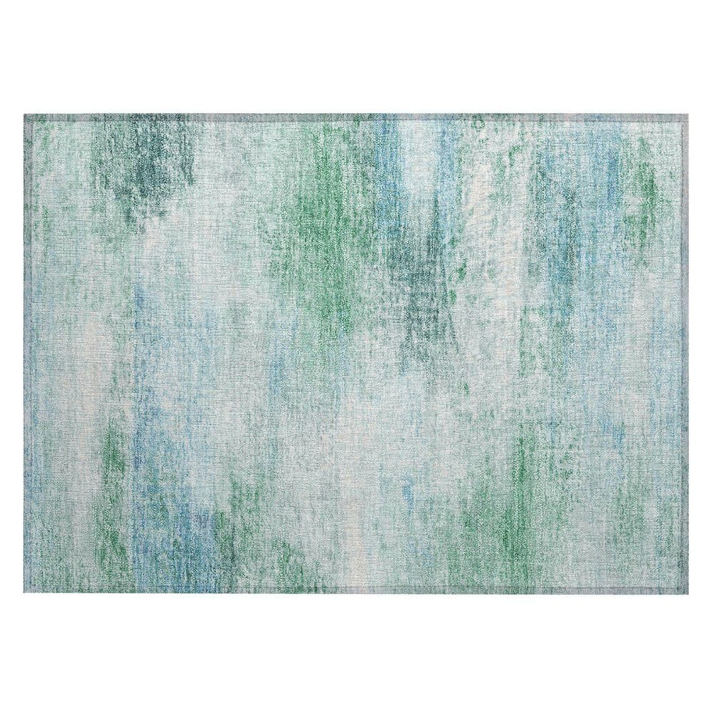 Chantille Machine Washable Indoor/Outdoor Abstract ACN2402 Mint 2 ft. x 3 ft. Accent Rug price history on PriceWatchPro
