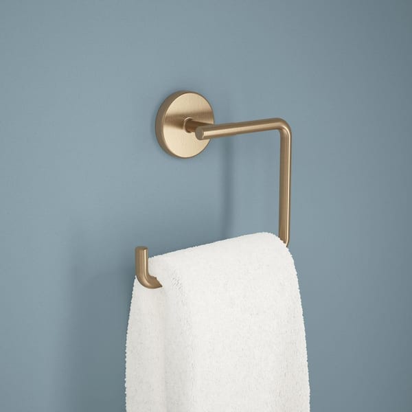 Trinsic Open Towel Ring in Champagne Bronze