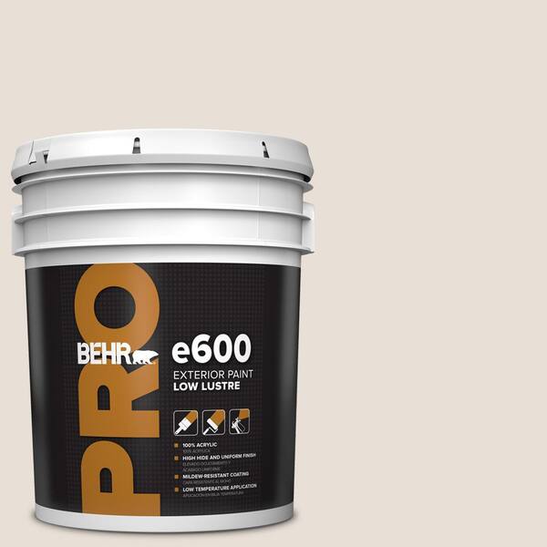 BEHR PRO 5 gal. #PPU2-04 Pale Cashmere Low Luster Exterior Paint
