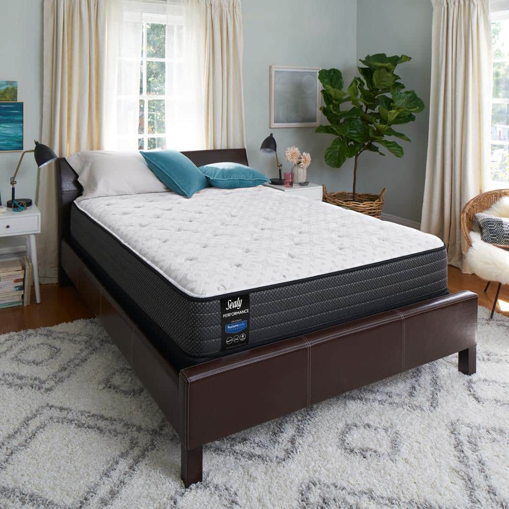 Sealy Response Performance H1 Lv 1 Plush TT King 12 Plush Mattress and 5  Low Profile StableSupport™ Foundation, Rooms for Less
