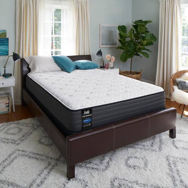 Sealy Response Performance 12 in. Queen Plush Tight Top Mattress Set with 9 in. High Profile Foundation
