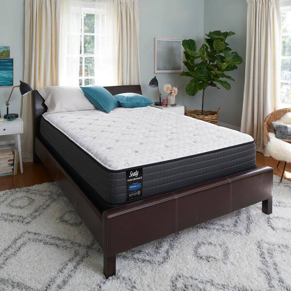 Sealy Response Performance 12 in. Twin XL Plush Tight Top Mattress Set with 5 in. High Profile Foundation