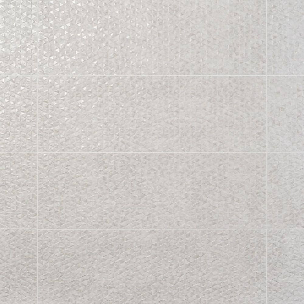 Ivy Hill Tile Slash Blanco 11.81 in. x 35.43 in. Matte