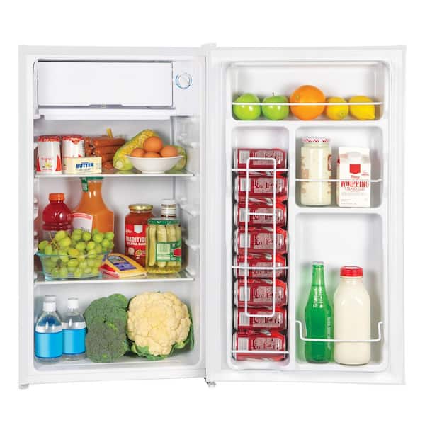 Classic Compact 3.2 cu. ft. Mini Refrigerator in White