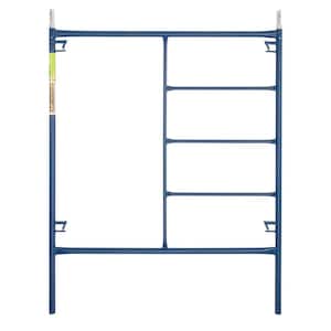 Saferstack 6.3 ft. H x 5 ft. W 1-Story Steel Mason Scaffold Frame Set with Coupling Pins and Spring Locks
