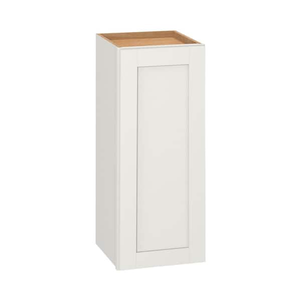 Westfield Feather White Shaker Stock Assembled Wall Kitchen Cabinet (12 in. W x 12 in. D x 30 in. H)