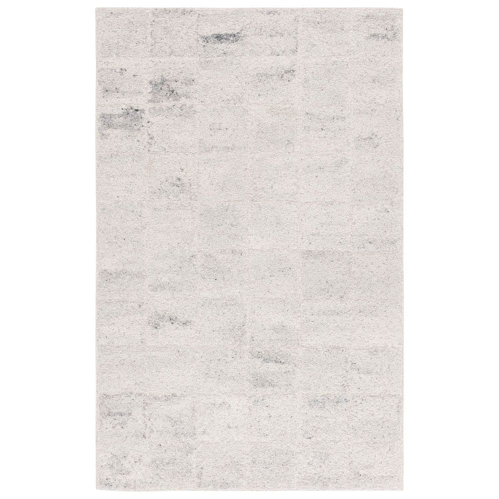 Harvest 3 ft. x 5 ft. Silver/Gray Geometric Tile Area Rug price history on PriceWatchPro