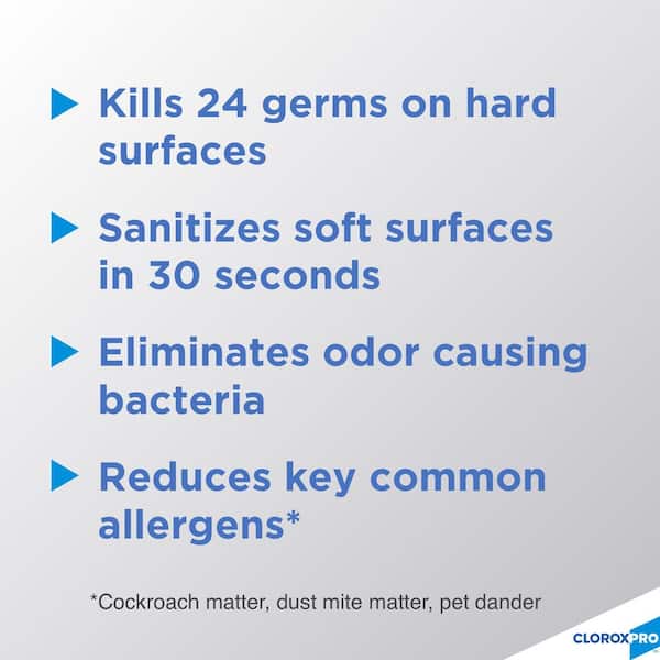  Clorox Fabric Sanitizer Aerosol Spray, Lavender Scent 14 Ounces  : Health & Household