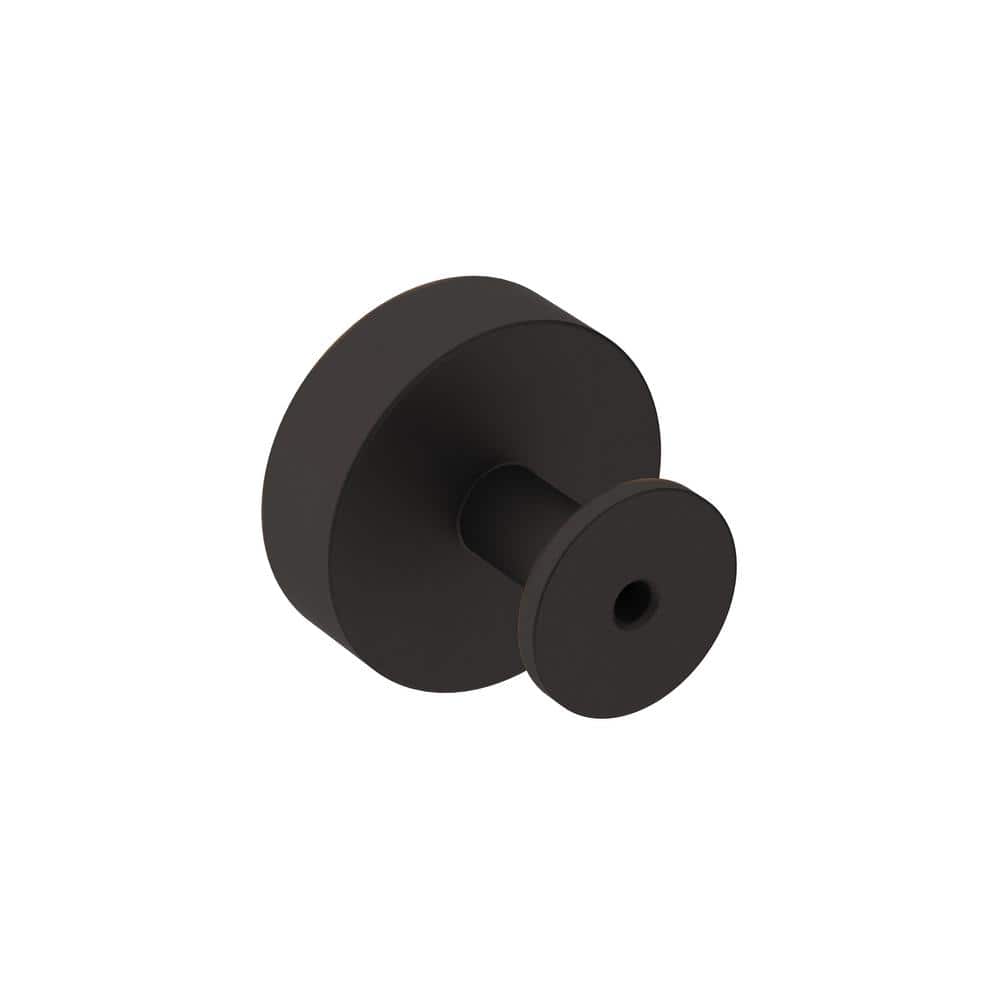 Modern Oil-Rubbed Bronze Round Cabinet Knob with Mounting Hardware