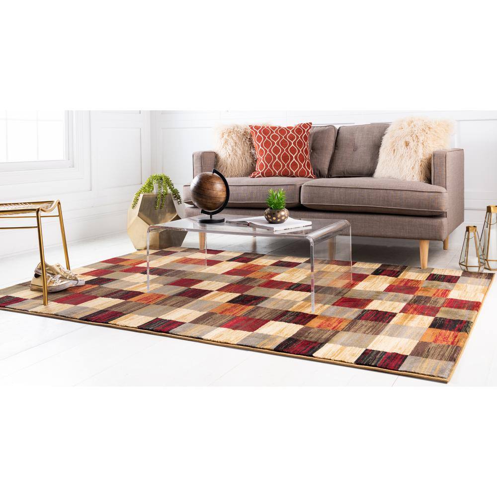 Braided Handmade Black Synthetic 9' x 12' Rectangular Rug