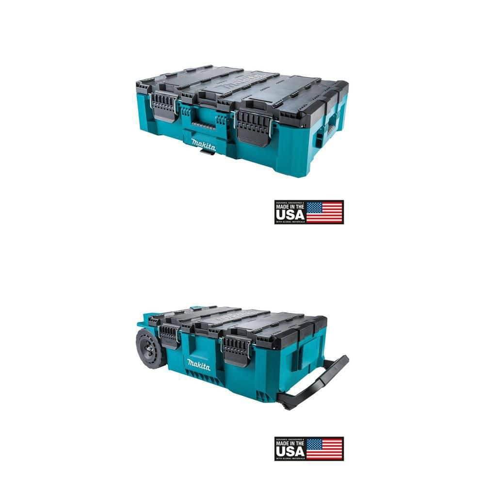 makky Makita MAKTRAK Large Tool Box and MAKTRAK Rolling Tool Chest Combo