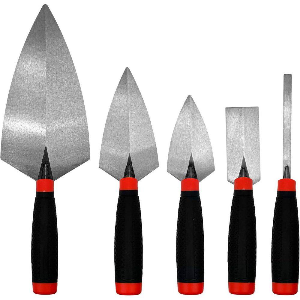 Brick Trowel 11x5.5 with Ergonomic Handle Concrete Tools Set 2-Piece Pointing Trowel Masonry Hand Tool Kit price history on PriceWatchPro