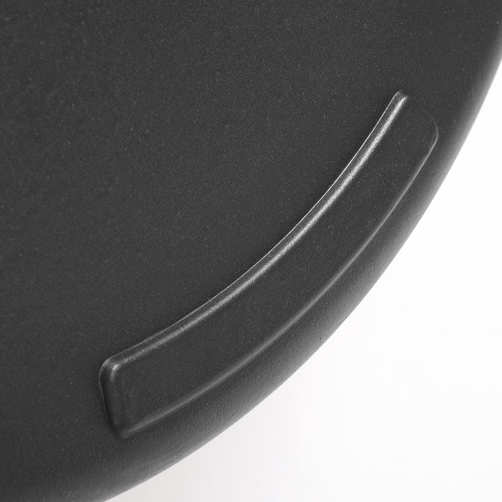 Black Round Fillable Plastic Patio Umbrella Base