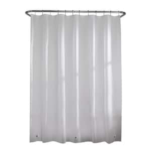 PEVA 70 in. W x 72 in. L White Shower Curtain Liner