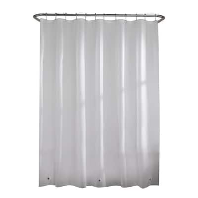 Shower Curtain Liner Waterproof Lightweight 3G PEVA 72" W x 84" H Clear 