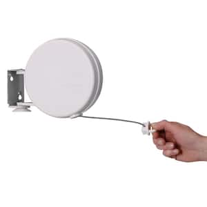 40 ft. Stainless Steel Retractable Indoor and Outdoor Clothesline