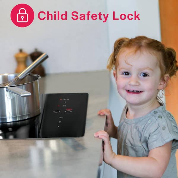 Gveyajo Double Induction Hob, 3500W Portable Dual Zone Electric Cooker