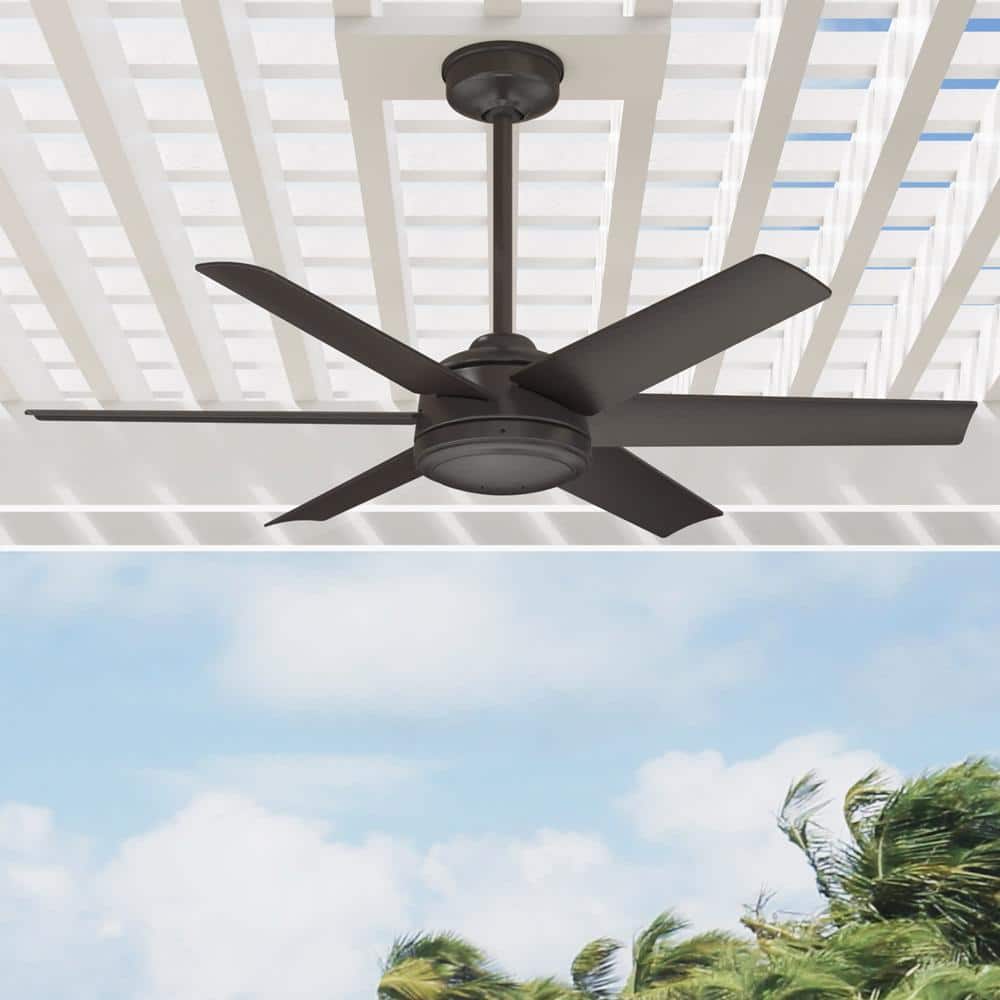 Jetty 52 in. Outdoor Noble Bronze Ceiling Fan with Wall Switch For Patios or Bedrooms price history on PriceWatchPro