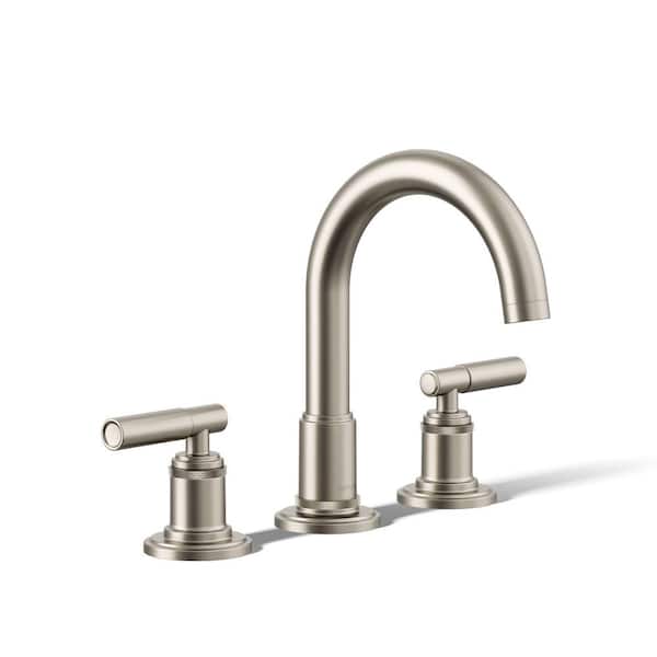 Torrington 8 in. Widespread Double Handle Bathroom Faucet in Vibrant Brushed Nickel