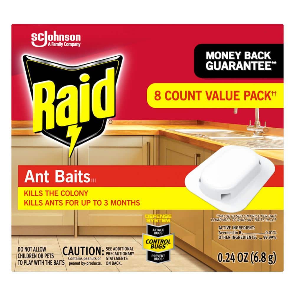 Raid 0.24 oz. Ant Baits (8-Count) SCJ674796 - The Home Depot