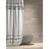 Miulee BLACK Shower Curtain 72" x 84"