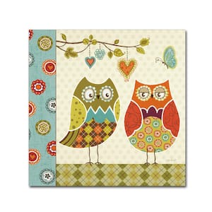 24 in. x 24 in. "Owl Wonderful I" by Lisa Audit Printed Canvas Wall Art
