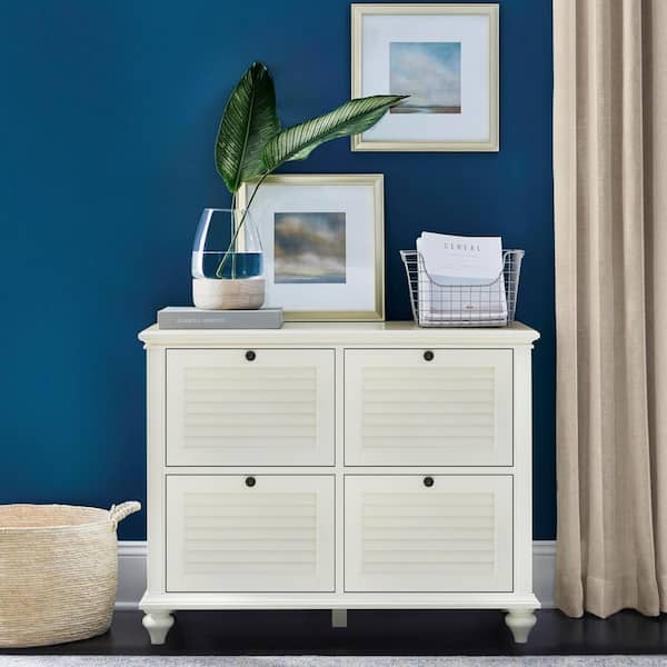 Home Decorators Collection Hamilton Off-White 4-Drawer File Cabinet