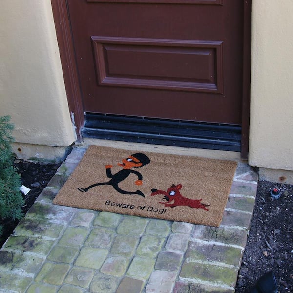 Dog Door Mat, Funny Doormat, Funny Welcome Mat, Doormat Dogs
