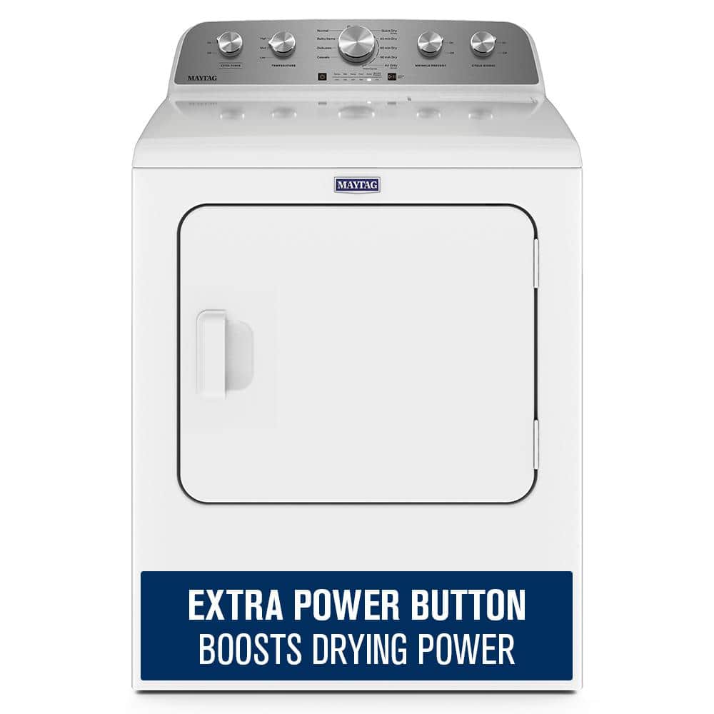 Maytag 7.0 cu. ft. Vented Electric Dryer in White MED5030MW