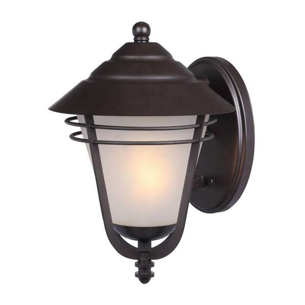 Westinghouse Bonneville Wall-Mount 1-Light Outdoor Weathered Bronze Lantern