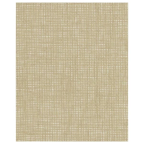 York Wallcoverings Woven Crosshatch Paper Strippable Roll (Covers 72 sq. ft.)