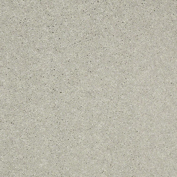 Brave Soul II - Sterling - Gray 15 ft. 44 oz. Polyester Texture Installed Carpet
