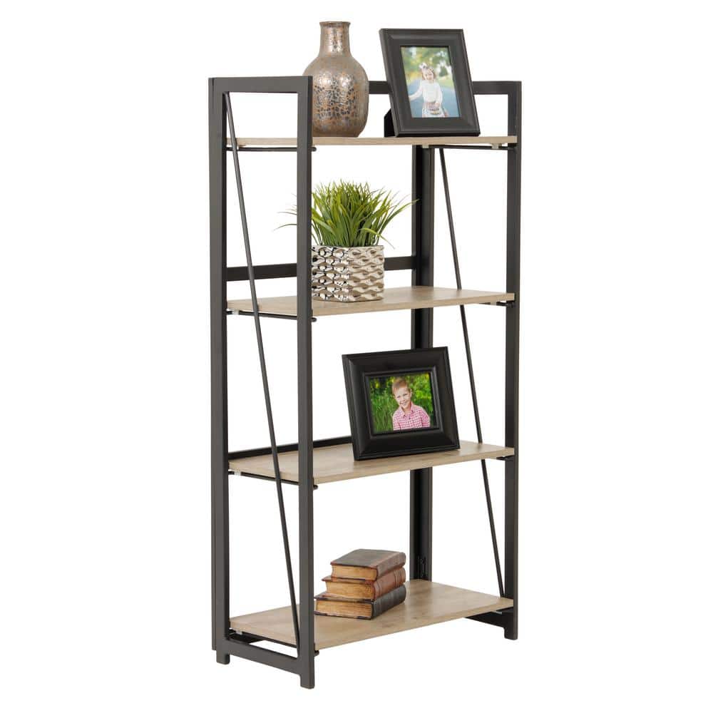 OS Home and Office Furniture Four Shelf Bookcase