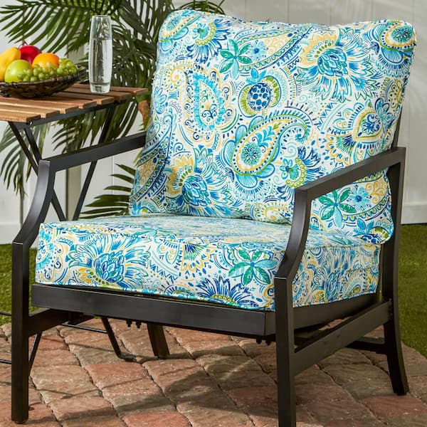 Paisley shop seat cushions