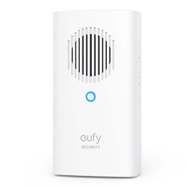 eufy Security Wireless Plug-In Indoor Chime with Expandable Storage Up to 128 GB (MicroSD Card-Not Included)