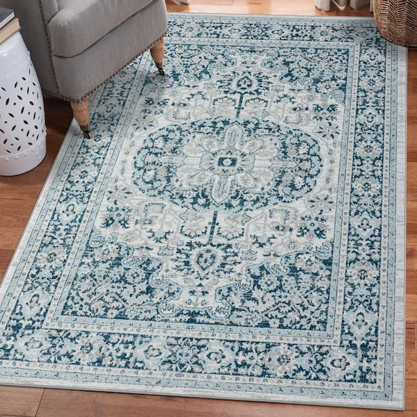 Oriental Weavers Toscana 9537C Orange Blue Area Rug – Incredible