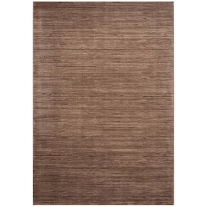 Vision Brown 4 ft. x 6 ft. Solid Area Rug