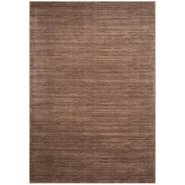 SAFAVIEH Vision Brown 5 ft. x 8 ft. Solid Marle Area Rug