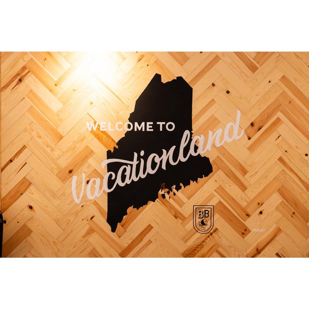 Baxter Blonde Pine Herringbone Peel & Stick Wall Planks