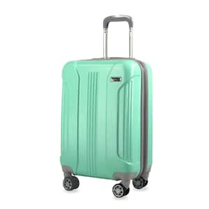 Denali 20 in. Mint Expandable Hard Side Carry-on Suitcase Luggage