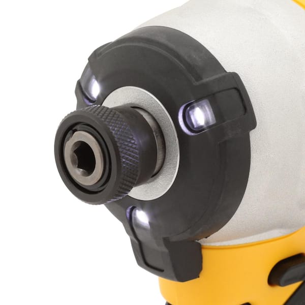 DEWALT - ATOMIC 20V MAX Cordless Brushless Compact 1/4 in. Impact Driver, (2) 20V 1.3Ah Batteries, Charger, and Bag