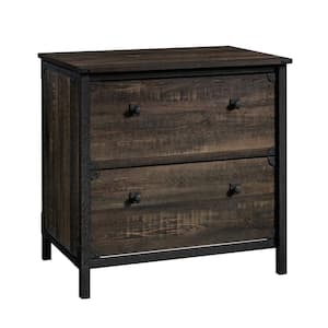 Steel River Carbon Oak Decorative Lateral File Cabinet with 2-Drawers