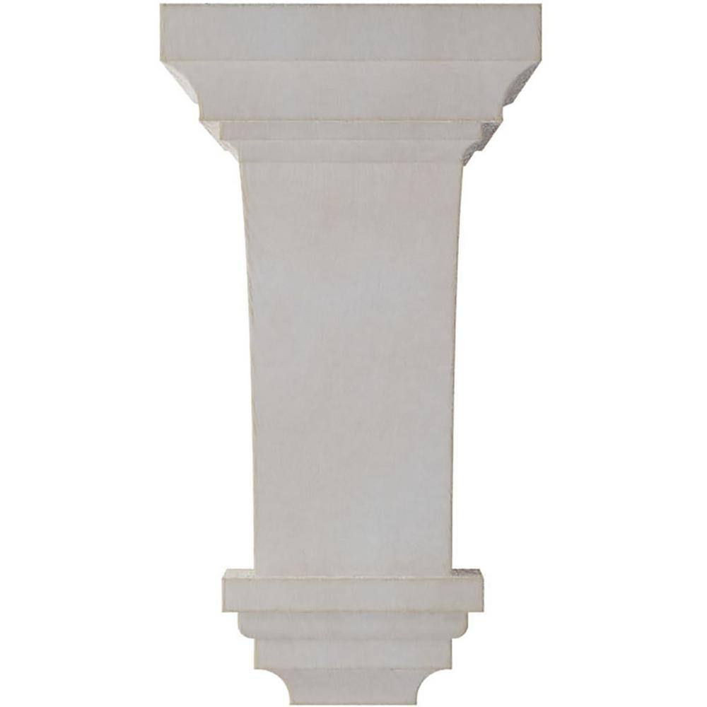 Chalk Dust White Medium Rubberwood Vintage Decor Corbel