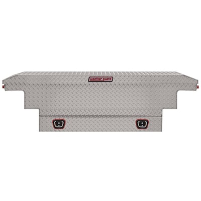 62.5 in. Diamond Plate Aluminum Compact Low Profile Crossover Truck Tool Box